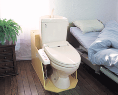 介護施設向け・在宅介護向け　ポータブル水洗トイレ「ラブレット」